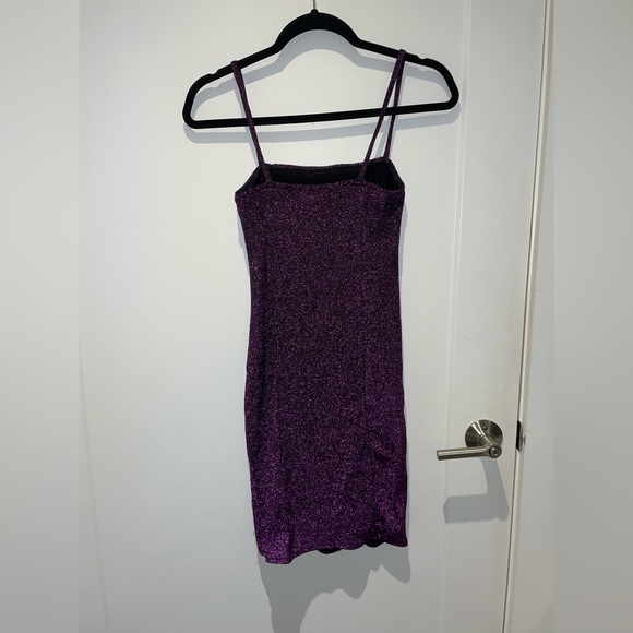 Forever 21 Puple Glittery Mini Dress - Picture 5 of 6